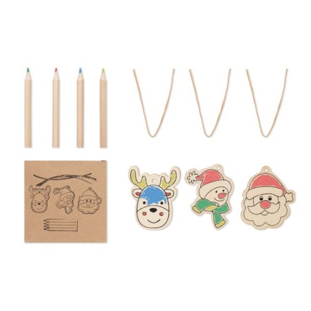 Décorations en bois à dessiner FUNCOOL