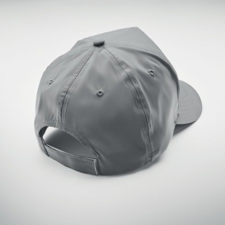 Casquette baseball réfléchissante personnalisée RAYS Matières : PET Couleurs : argenté mat impression haute définition