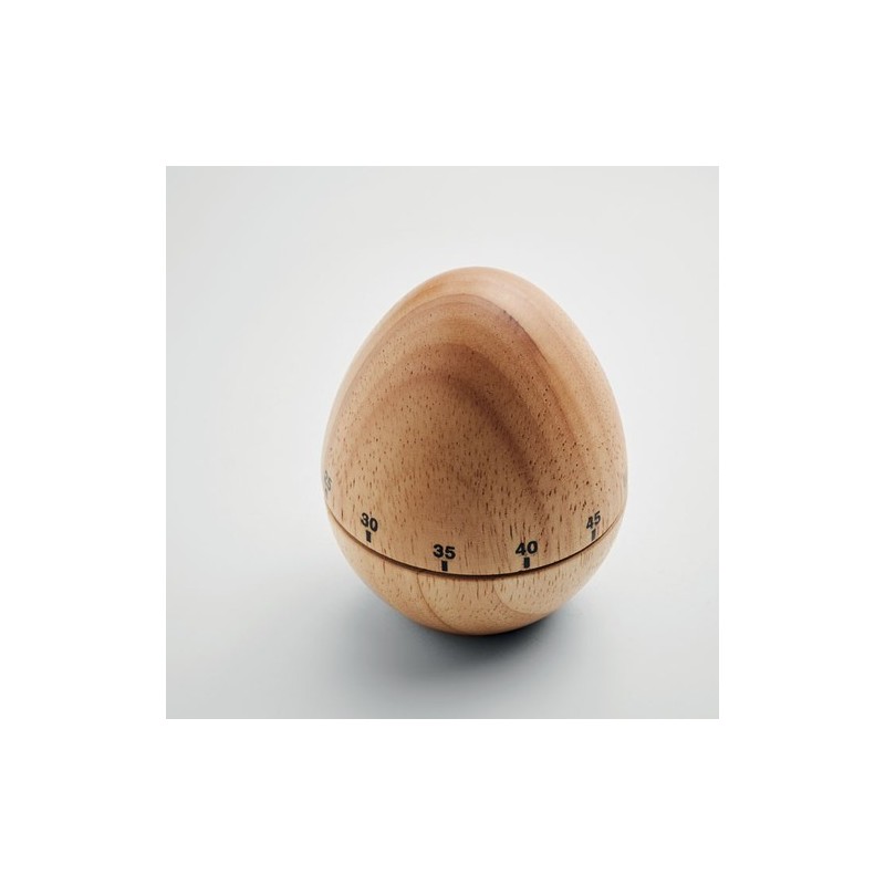 Minuteur en Bois de Pin MUNA - Élégance Naturelle