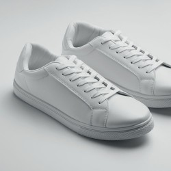 Baskets personnalisées en PU Taille 42 - BLANCOS Matières : PU Couleurs : blanc 2