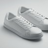 Baskets personnalisées en PU Taille 42 - BLANCOS Matières : PU Couleurs : blanc personnalisable avec votre logo
