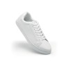 Baskets personnalisées en PU Taille 42 - BLANCOS Matières : PU Couleurs : blanc cadeau entreprise pas cher