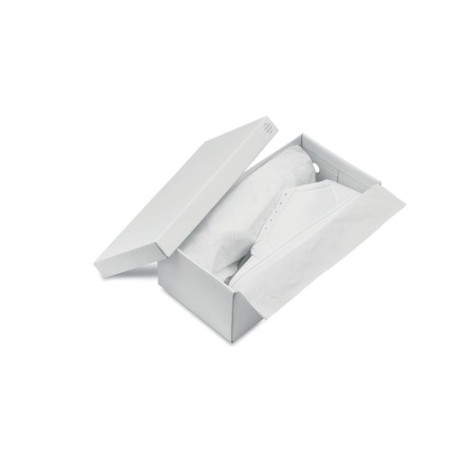 Baskets en PU Personnalisées Taille 41 - BLANCOS Matières : PU Couleurs : blanc goodies publicitaire événementiel