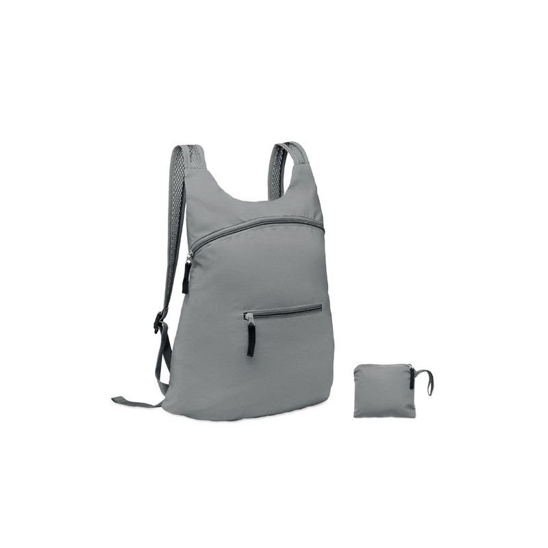 Sac de sport réfléchissant pratique et personnalisé | DESTELLO Matières : PET Couleurs : argenté mat