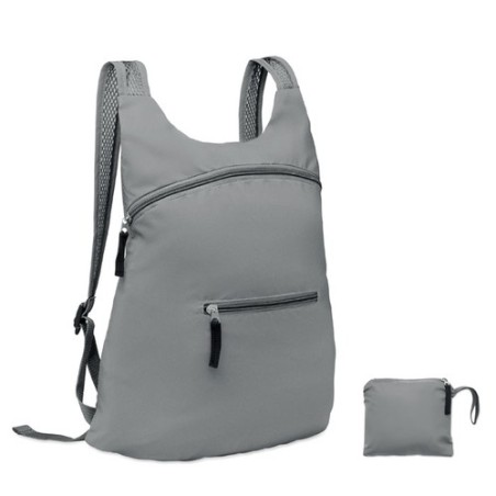 Sac de sport réfléchissant pratique et personnalisé | DESTELLO Matières : PET Couleurs : argenté mat