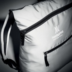 Sac de sport réfléchissant pratique et personnalisé | DESTELLO Matières : PET Couleurs : argenté mat cadeau entreprise pas cher