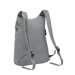 Sac de sport réfléchissant pratique et personnalisé | DESTELLO Matières : PET Couleurs : argenté mat goodies publicitaire événem