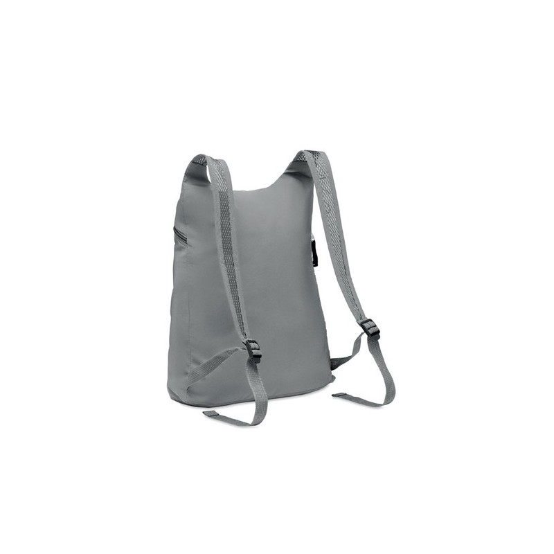 Sac de sport réfléchissant pratique et personnalisé | DESTELLO Matières : PET Couleurs : argenté mat goodies publicitaire événem