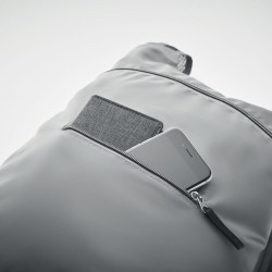 Sac de sport réfléchissant pratique et personnalisé | DESTELLO Matières : PET Couleurs : argenté mat marquage laser ultra précis