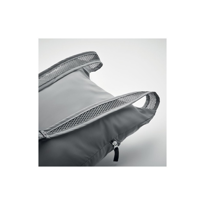 Sac de sport réfléchissant pratique et personnalisé | DESTELLO Matières : PET Couleurs : argenté mat livraison express 24h 48h