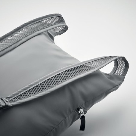 Sac de sport réfléchissant pratique et personnalisé | DESTELLO Matières : PET Couleurs : argenté mat livraison express 24h 48h