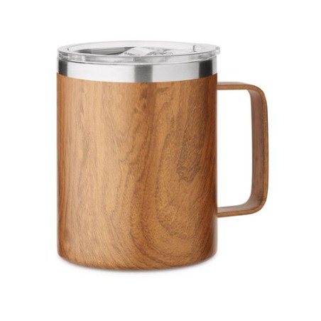 Gobelet Double Paroi Personnalisé 300 ml | NAMIB MUG Couleurs : marron Matières : acier inoxydable recyclé