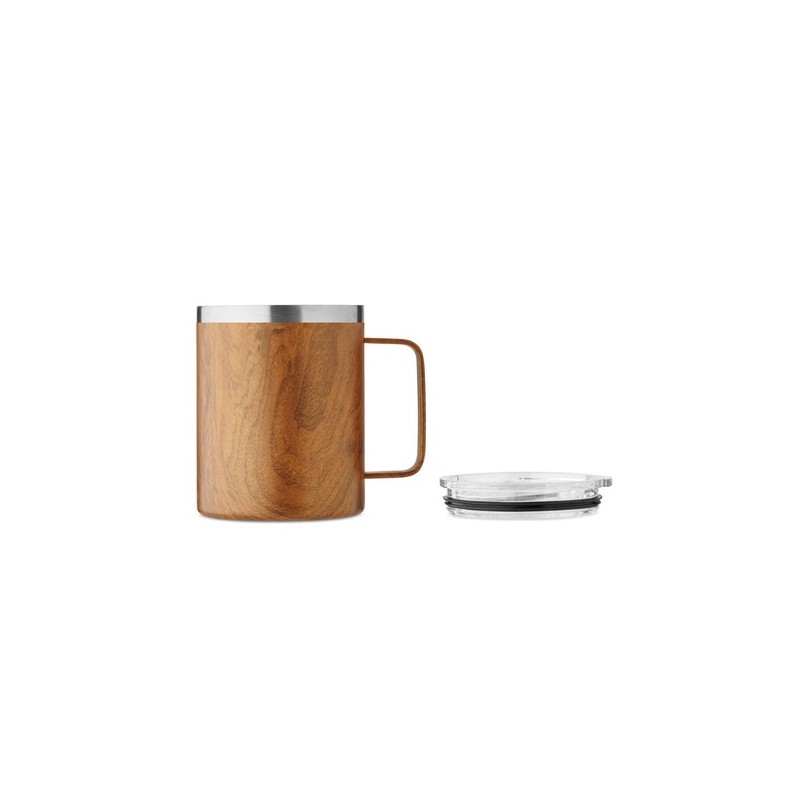 Gobelet Double Paroi Personnalisé 300 ml | NAMIB MUG Couleurs : marron Matières : acier inoxydable recyclé personnalisable avec 