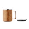 Gobelet Double Paroi Personnalisé 300 ml | NAMIB MUG Couleurs : marron Matières : acier inoxydable recyclé personnalisable avec 