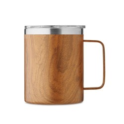 Gobelet Double Paroi Personnalisé 300 ml | NAMIB MUG Couleurs : marron Matières : acier inoxydable recyclé cadeau entreprise pas