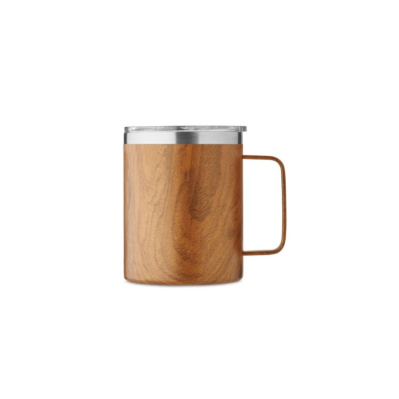 Gobelet Double Paroi Personnalisé 300 ml | NAMIB MUG Couleurs : marron Matières : acier inoxydable recyclé cadeau entreprise pas