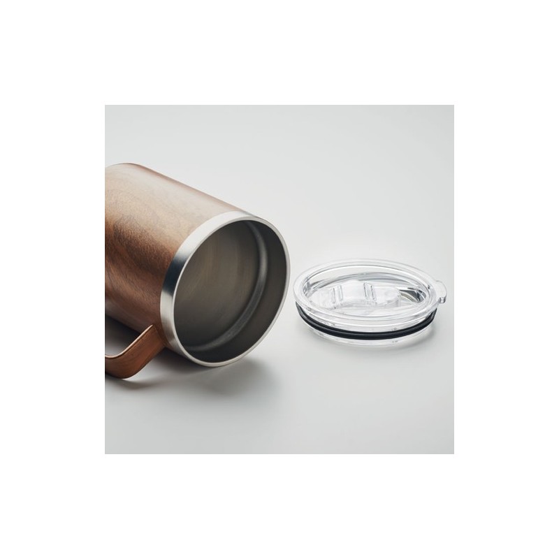 Gobelet Double Paroi Personnalisé 300 ml | NAMIB MUG Couleurs : marron Matières : acier inoxydable recyclé goodies publicitaire 