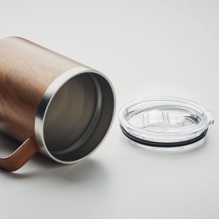 Gobelet Double Paroi Personnalisé 300 ml | NAMIB MUG Couleurs : marron Matières : acier inoxydable recyclé goodies publicitaire 
