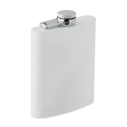 Flasque Sublimante en Acier Inoxydable Personnalisable - Sublim Hip Couleurs : blanc Matières : acier inoxydable recyclé
