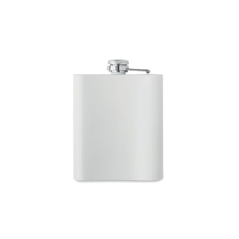 Flasque Sublimante en Acier Inoxydable Personnalisable - Sublim Hip Couleurs : blanc Matières : acier inoxydable recyclé personn