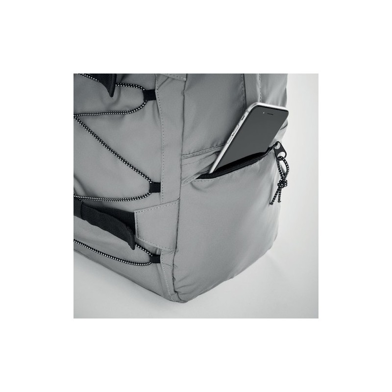 Sac à dos réfléchissant 190T BRIGHT SPORTBAG Personnalisé