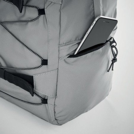 Sac à dos réfléchissant 190T BRIGHT SPORTBAG Personnalisé