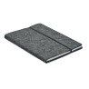 Carnet A5 Personnalisé en Feutre Éco-responsable RPET - FELTBOOK Matières : papier Couleurs : pierre