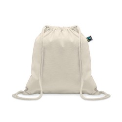 Sac à cordon personnalisé équitable pas cher | OSOLE DRAW Matières : coton Couleurs : beige