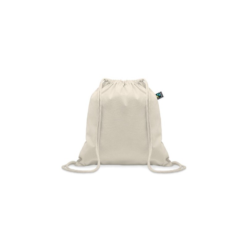 Sac à cordon personnalisé équitable pas cher | OSOLE DRAW Matières : coton Couleurs : beige