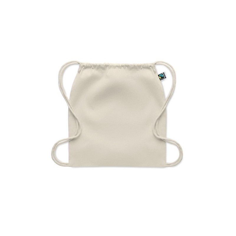 Sac à cordon personnalisé équitable pas cher | OSOLE DRAW Matières : coton Couleurs : beige cadeau entreprise pas cher