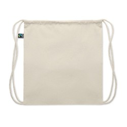 Sac à cordon personnalisé équitable pas cher | OSOLE DRAW Matières : coton Couleurs : beige goodies publicitaire événementiel