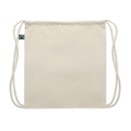 Sac à cordon personnalisé équitable pas cher | OSOLE DRAW Matières : coton Couleurs : beige goodies publicitaire événementiel