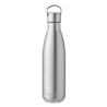 Bouteille isotherme double paroi  personnalisée 500 ml | MANOA Couleurs : argenté mat Matières : acier inoxydable recyclé person