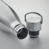 Bouteille isotherme double paroi  personnalisée 500 ml | MANOA Couleurs : argenté mat Matières : acier inoxydable recyclé cadeau