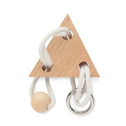 Casse-tête Triangle en Bois Personnalisé - NERVE Matières : bois Couleurs : bois cadeau entreprise pas cher