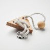 Casse-tête Triangle en Bois Personnalisé - NERVE Matières : bois Couleurs : bois marquage laser ultra précis