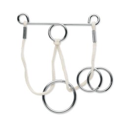 Casse-tête en métal personnalisé - Jeu de 2 par CONNECTION Matières : métal Couleurs : argenté cadeau entreprise pas cher