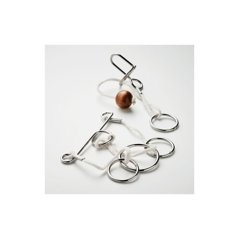 Jeu de Casse-tête en Métal - Lot de 2