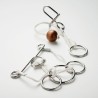 Casse-tête en métal personnalisé - Jeu de 2 par CONNECTION Matières : métal Couleurs : argenté impression haute définition