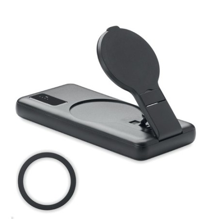 Powerbank sans fil personnalisé et chargeur  | CHARGE UP Matières : ABS Couleurs : noir