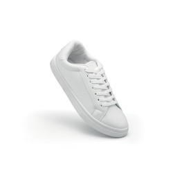 Baskets en PU Personnalisées Taille 39 - BLANCOS Matières : PU Couleurs : blanc 2