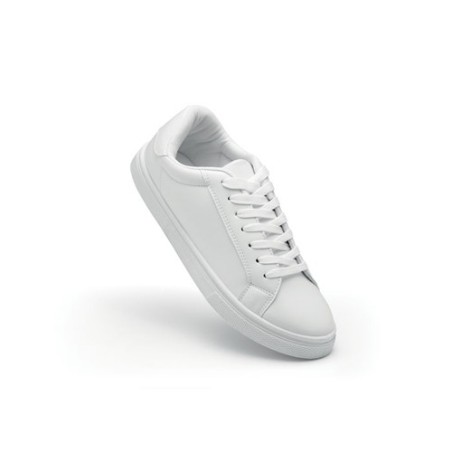 Baskets en PU Personnalisées Taille 39 - BLANCOS Matières : PU Couleurs : blanc personnalisable avec votre logo