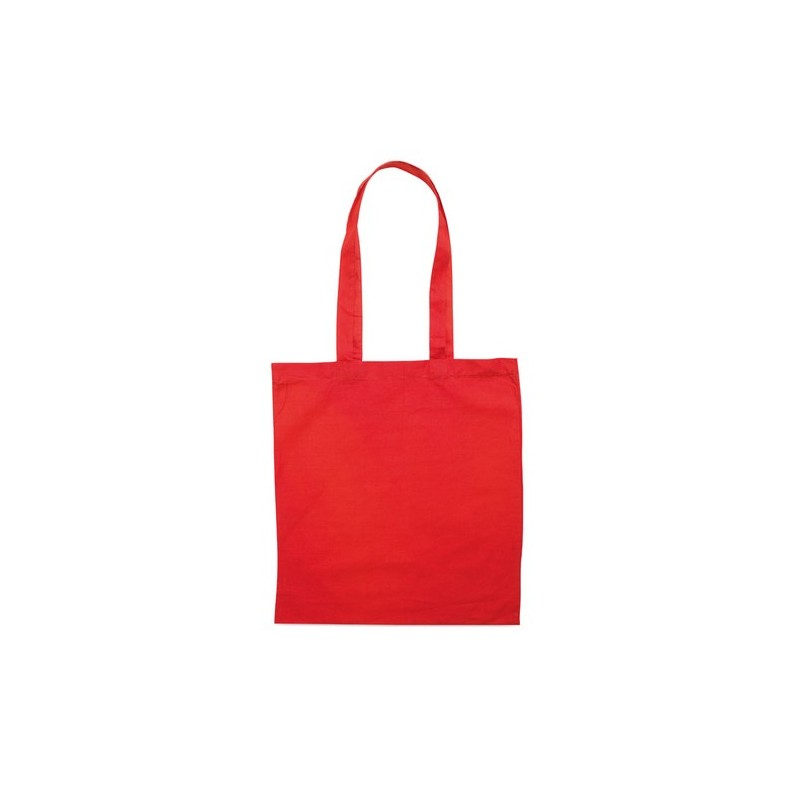 Sac Shopping Éco-responsable en Coton Biologique TURA COLOUR Matières : coton biologique Couleurs : rouge objet promotionnel éco