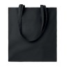 Sac Shopping Éco-responsable en Coton Biologique TURA COLOUR Matières : coton biologique Couleurs : noir goodies publicitaire év