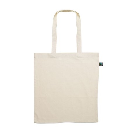 Sac Shopping Éco-responsable en Coton Fairtrade - OSOLE Matières : coton Couleurs : beige personnalisable avec votre logo