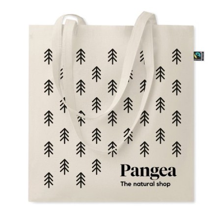 Sac Shopping Éco-responsable en Coton Fairtrade - OSOLE Matières : coton Couleurs : beige marquage laser ultra précis