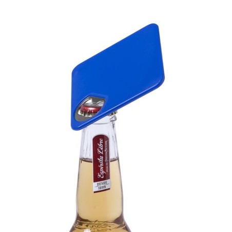 Sous-Verre Éco-responsable Ouvre Bouteille Personnalisé Olmux Couleurs : rouge goodies publicitaire événementiel