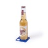 Sous-Verre Éco-responsable Ouvre Bouteille Personnalisé Olmux Couleurs : rouge marquage laser ultra précis