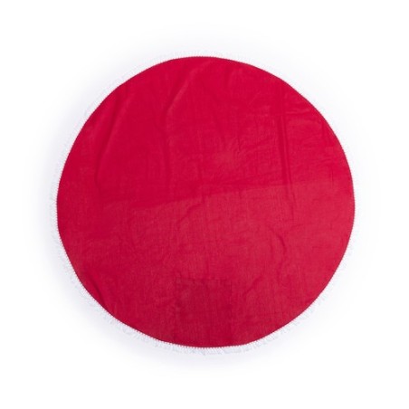 Natte de Plage Éco-responsable 100% Coton Personnalisée Hansier Matières : coton Couleurs : jaune cadeau entreprise pas cher