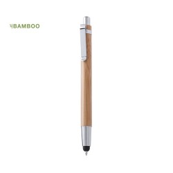 Stylet Bille Multifonction Personnalisé pas cher - Sirim Matières : bambou 2